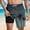 Black, variant on WIZUTIZ 2 in 1 Mens Coconut Tree Print Swim Trunks, Beach Bathing Suit Hawaiian Shorts with Compression Liner & Pockets
