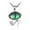 Green, variant on K-KED Egyptian Pyramid Evil Eye of Horus Ra Pendant Necklace Stainless Steel-Blue