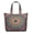 White-99, variant on Paisley Boho Design Vintage Travel Tote - Large Main Compartment & Side Pockets