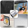 thumbnail image 6 of Snowy Fun Kitten Car Dumpster Leakproof Trash Can Organizer Waterproof Garbage Bin 8.66x8.66x5.9in Oxford Cloth, 6 of 8