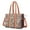 Pioneer Flower Floral-3, variant on Teacher Tote Bag,Pioneer Flower Floral Print Pattern Teacher Utility Tote Bag,Large Work Tote Bags for Women with Multiple Pockets,Top Zipper Closure,13.8x10.6x6.7 Inch