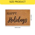thumbnail image 2 of Front Door Mat Christmas Happy Holidays Doormats Christmas Door Mat Front Door Mat Funny Doormat Welcome Mats Mats Funny Doormat Cute Rugs For Entrance Indoor Carpet - 1 * Carpet, Cloth, 2 of 7
