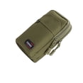 thumbnail image 4 of Naiovety Riñonera deportiva de tela Oxford, riñonera para correr, riñonera para hombre y mujer, accesorios para mochilero, doble capa, verde Verde de doble capa 5piezas Naiovety CBP225821, 4 of 6