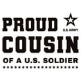 thumbnail image 3 of CafePress - Proud Cousin Of A Soldier Black Baseball Jersey - Cotton Baseball Jersey, 3/4 Raglan Sleeve Shirt, 3 of 4