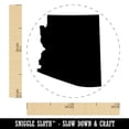 thumbnail image 2 of Arizona State Silhouette Self-Inking Rubber Stamp Ink Stamper - Pink Ink - Mini 1/2 Inch, 2 of 7