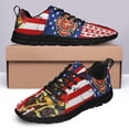 thumbnail image 4 of Firefighter Honor Respect Courage Running Shoes Sneakers Mesh Black Size 9.5, 4 of 5