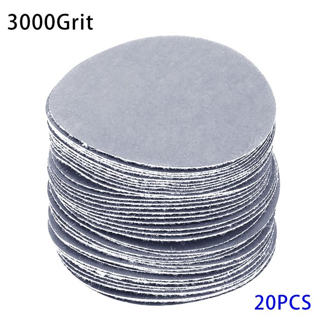 20pcs 75mm 3" 40~3000Grit Sander Discs Sanding Polishing for Pads Sandpapers