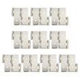 thumbnail image 1 of 10pcs Folding Screen Hinges Iron Cabinet Hinges Retro Style Door Hinges, 1 of 3