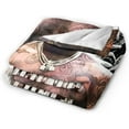 thumbnail image 3 of Kevin Rock Rapper Gates Blanket Soft Cozy Lightweight Warm Throw Blanket Bedroom Sofa Decorations All Seasons Blankets 50"X40", 3 of 6