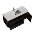 thumbnail image 5 of Wall-Mounted Floating Vanity with Four Drawers / Unique Design, Ample Storage Space, 5 of 5