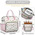 thumbnail image 5 of White Princess Fairy Castle Pattern Womens Lunch Box for Work,Insulated Large Lunch Bag for Tween and Teen,Loncheras Para Mujer,Leakproof Adult Lunch Bag for Work,Beach,Travel,Picnic,Camping, 5 of 7