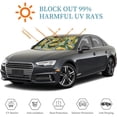 thumbnail image 3 of Awypu Avocado Green Leaves Best UV Ray Visor Protector Windshield Sun Shade for Vehicle SUV Truck 55.12*29.92 in, 3 of 7