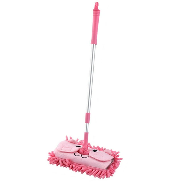 CSChome Children Mop Cartoon Children Mop: 180 Rotation Deep Cleaning Floor Mop, Retractable Handle for Home Use
