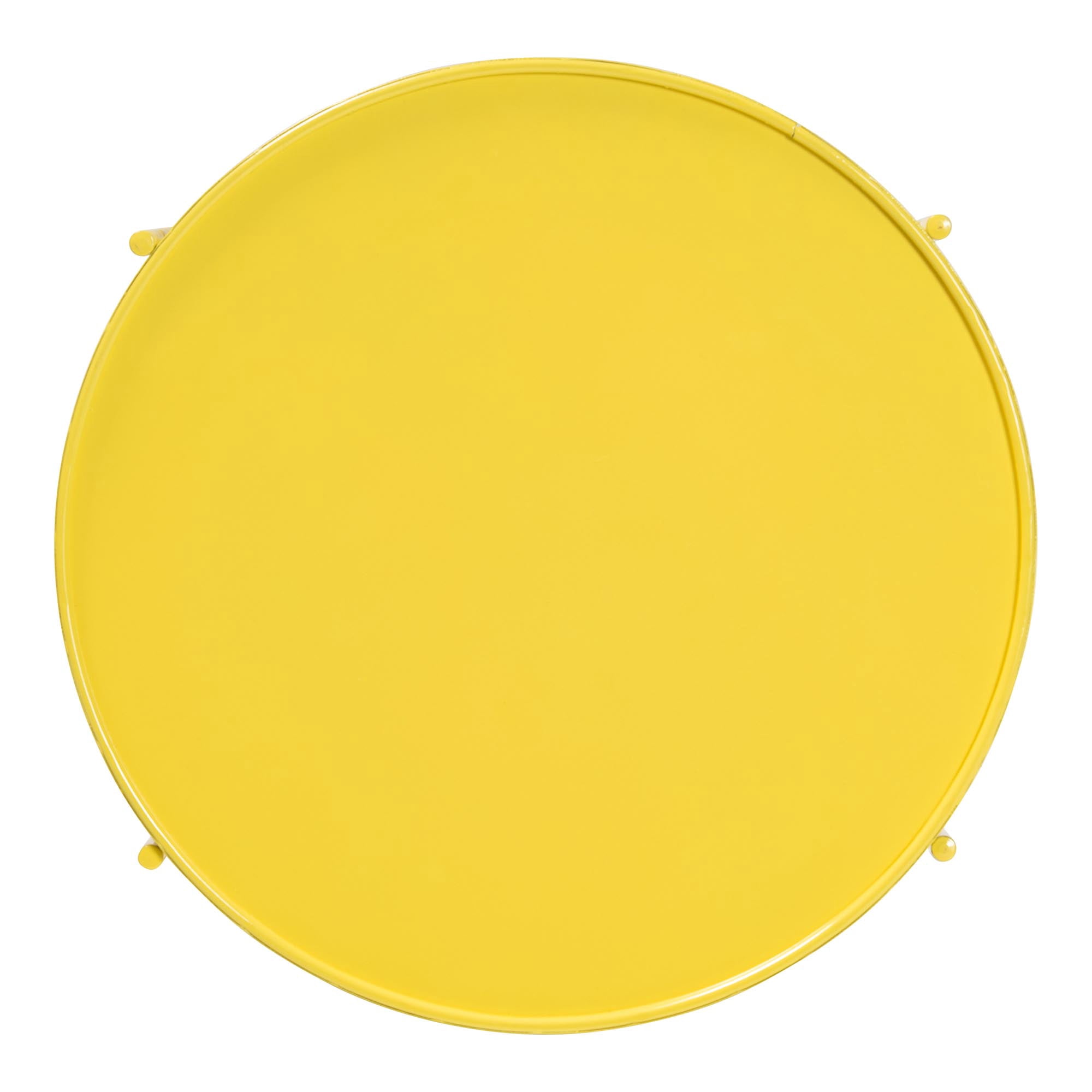 Baxton Studio Laverne Modern Accent Table, 16"W, Yellow