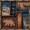 Brown Blue Cream, variant on Castle Fairy Teens Rustic Patchwork Wildlife Twin Sheets 3pcs,Deer Bear Moose Plaid Tribal Bedding,Tan Olive Black,1 Fitted Sheet, 1 Flat Sheet and 1 Pillowcase