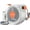1/2" pipe diameter 38+2M 130FT, variant on Auto-Retract Wall-Mounted Garden Hose Reel w/9-Pattern Nozzle, 180° Swivel & Any-Length Lock, 600PSI Durable