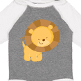 thumbnail image 4 of Inktastic Happy Lion Boys or Girls Long Sleeve Baby Bodysuit, 4 of 5