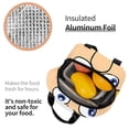 thumbnail image 6 of Lsque Sml Jeffy Print Insulated Lunch Bag with Thick Aluminum Foil Lunch Tote Bag with Front Pocket for Men and Women, Ideal for Work, School, Picnics, and Travel, 6 of 8