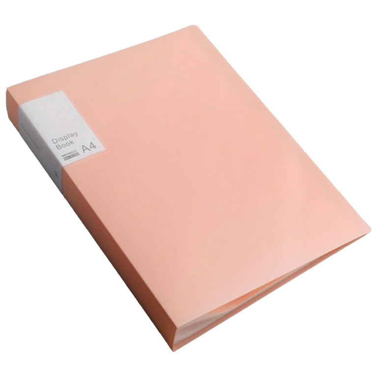 Double-Sided File Folder- High-Transparency, Large Capacity, Inner Pockets, Multifunctional Sheet Protector with Plastic Sleeves, A4 Paper Binder
