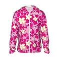 thumbnail image 2 of Lsque Vintage Flowers UPF 50+ Lightweight Sun Protection Men's Women's Long Sleeve Shirt, Hoodie Performance -Small, 2 of 6