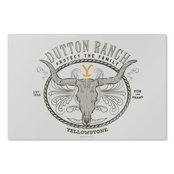 Yellowstone TV Show Badge Wall Art Picture Paper Poster Décor Home Decoration