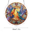 thumbnail image 3 of Stained Glass Effect 83‑Piece Acrylic Suncatcher Puzzle – 7.4 Inch DIY Window Art Kit with Vibrant Rainbow Reflection, Perfect Home & Garden Decoration, 3 of 5