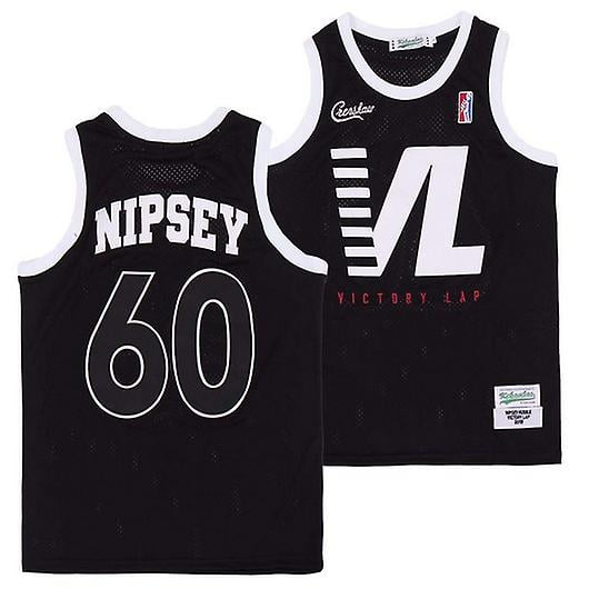 Maillot de basket-ball pour hommes Crenshaw Lakers 60 Hussle 24 Bryant 23 James Jerseys T-shirt de sport de plein air pour jeunes années 90 Vêtements hip hop pour fête S-xxl Noir BlYOUYOU