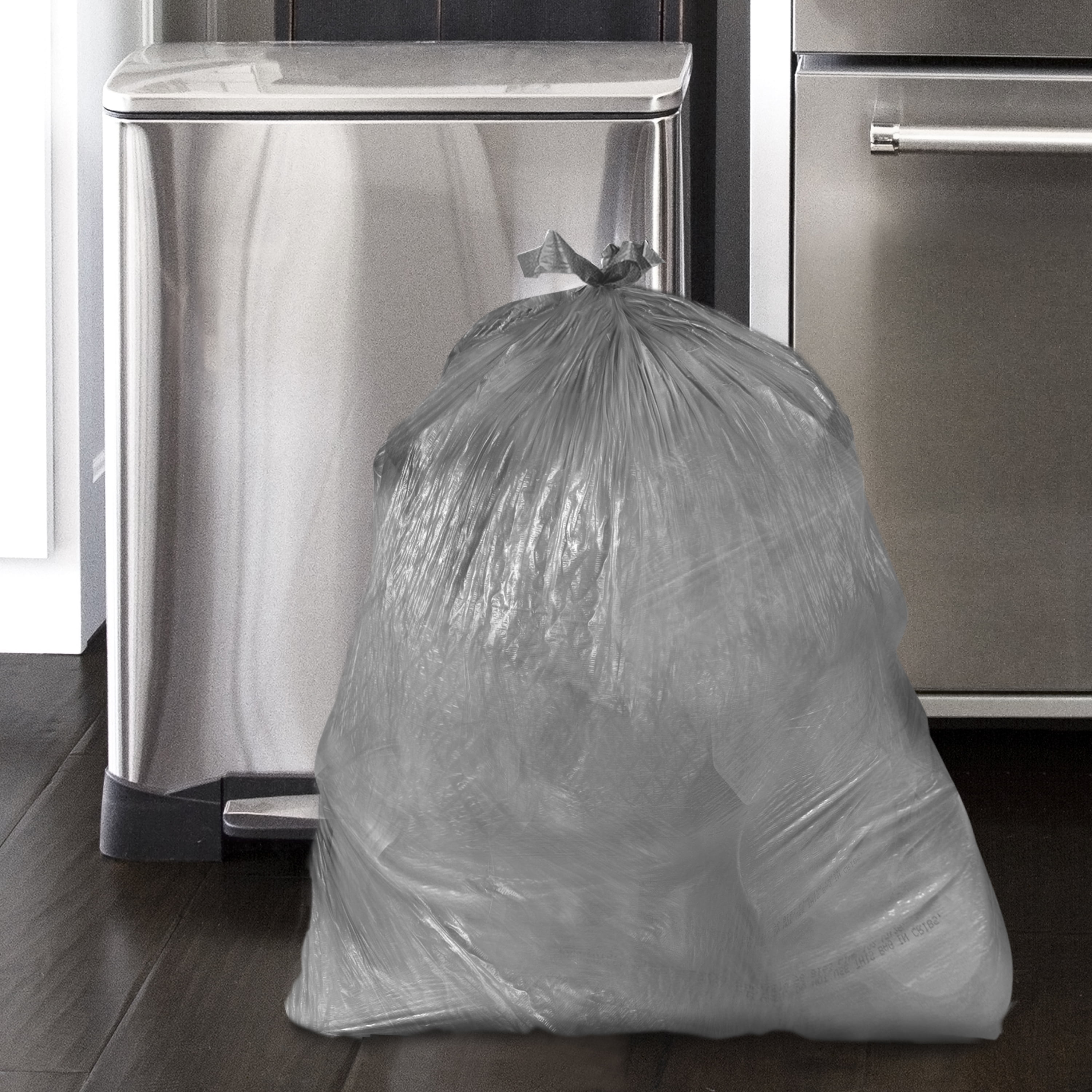 Color Scents - Medium Trash Bags, Twist Tie - 8 Gallon Trash Bags, 40 Count  - Laundry & Office Trash Bag, Scented Garbage Bag, Cream Bag in Vanilla