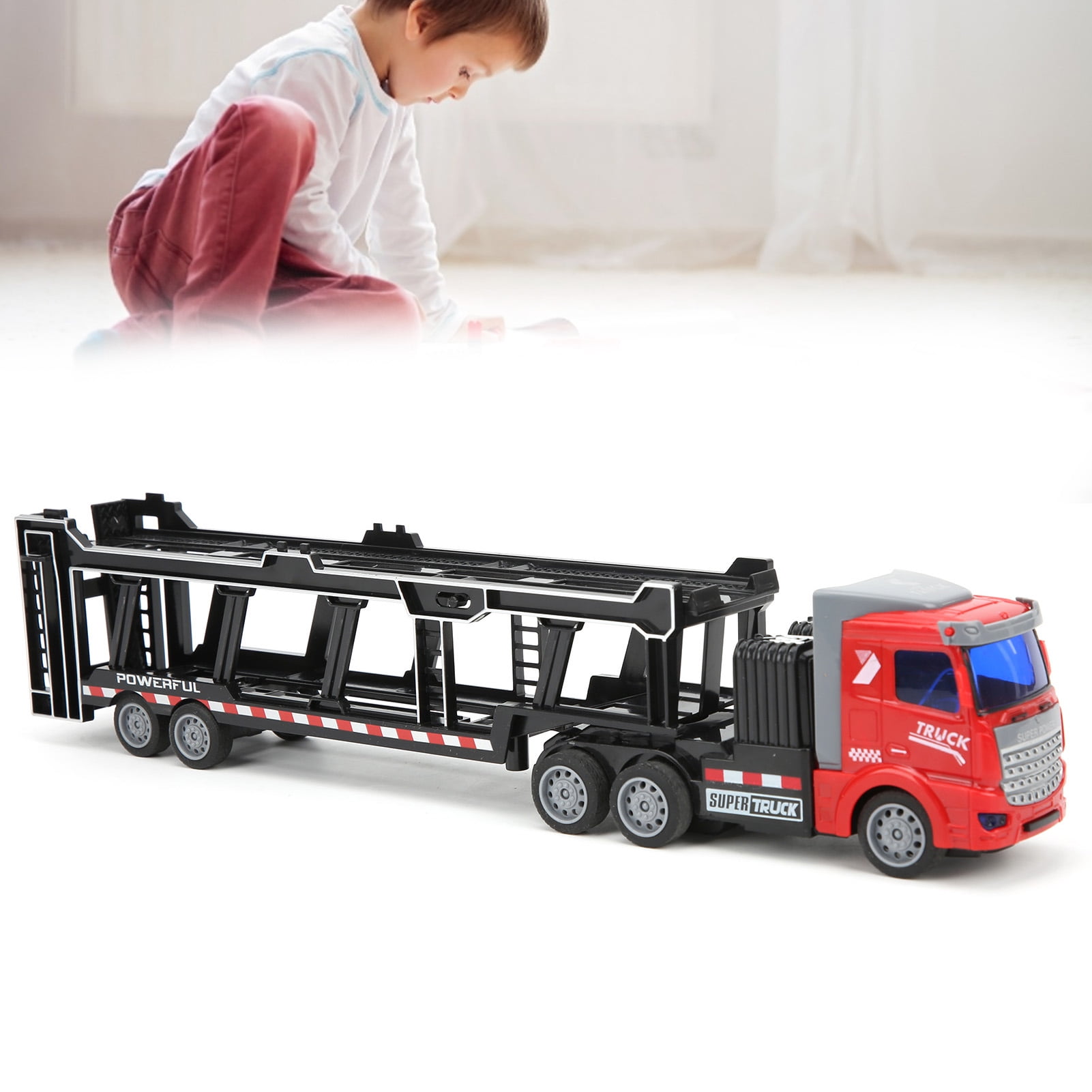 Buy Zaqw Children Remote Control Trailer Truck Detachable Flatbed Semi