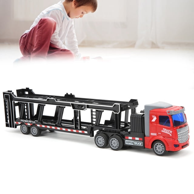 Niños Remoto Control Remoto Trailer Camión, desprecio, semirremolque de semirremolque Tractor de Ingeniería