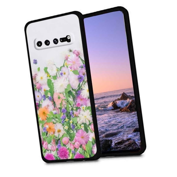 Flowers-106 Phone Case, Degined for Samsung Galaxy S10 Case Men Women, Flexible Silicone Shockproof Case for Samsung Galaxy S10
