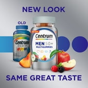 Centrum Multigummies Mens 50 Plus Gummy Vitamins, Multivitamin With Vitamin A, B, C, D, Fruit, 80 Count