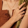 thumbnail image 6 of GDCOIN Evil Eye Bracelet 14K Gold Plated Dainty Crystcal Jewelry for Women, 6 of 9