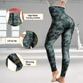 thumbnail image 4 of Junlan Women Hi-Waist Sweat Sauna Leggings, Slimming Hot Neoprene Pants, Tummy Control Shapewear Sauna Sweat Pants(Camouflage, S), 4 of 6