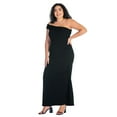 thumbnail image 3 of Plus Size Formal One Shoulder Mermaid Maxi Dress, 3 of 4