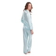 thumbnail image 2 of Women's 100% Silk Pajama Set - Luxury Sleepwear Pjs by TexereSilk (Morning Dew), 2 of 4