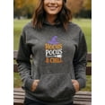 thumbnail image 3 of Spooky Cool Halloween Hoodie for Men and Women, Unisex Pullover Hooded Sweatshirt, Comfortable Cotton Poly Blend, Casual Seasonal Outfit, 3 of 5