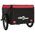 thumbnail image 5 of vidaXL Bike Trailer Black and Red 45 kg Iron, 5 of 5