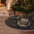 thumbnail image 5 of Haiem Metal Style Horned Skull Pattern Christmas Tree Skirt Merry Christmas Party Christmas Tree Decoration,New Year Decorations-30", 5 of 6