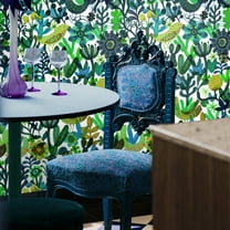 Botanical Birds Wallpaper