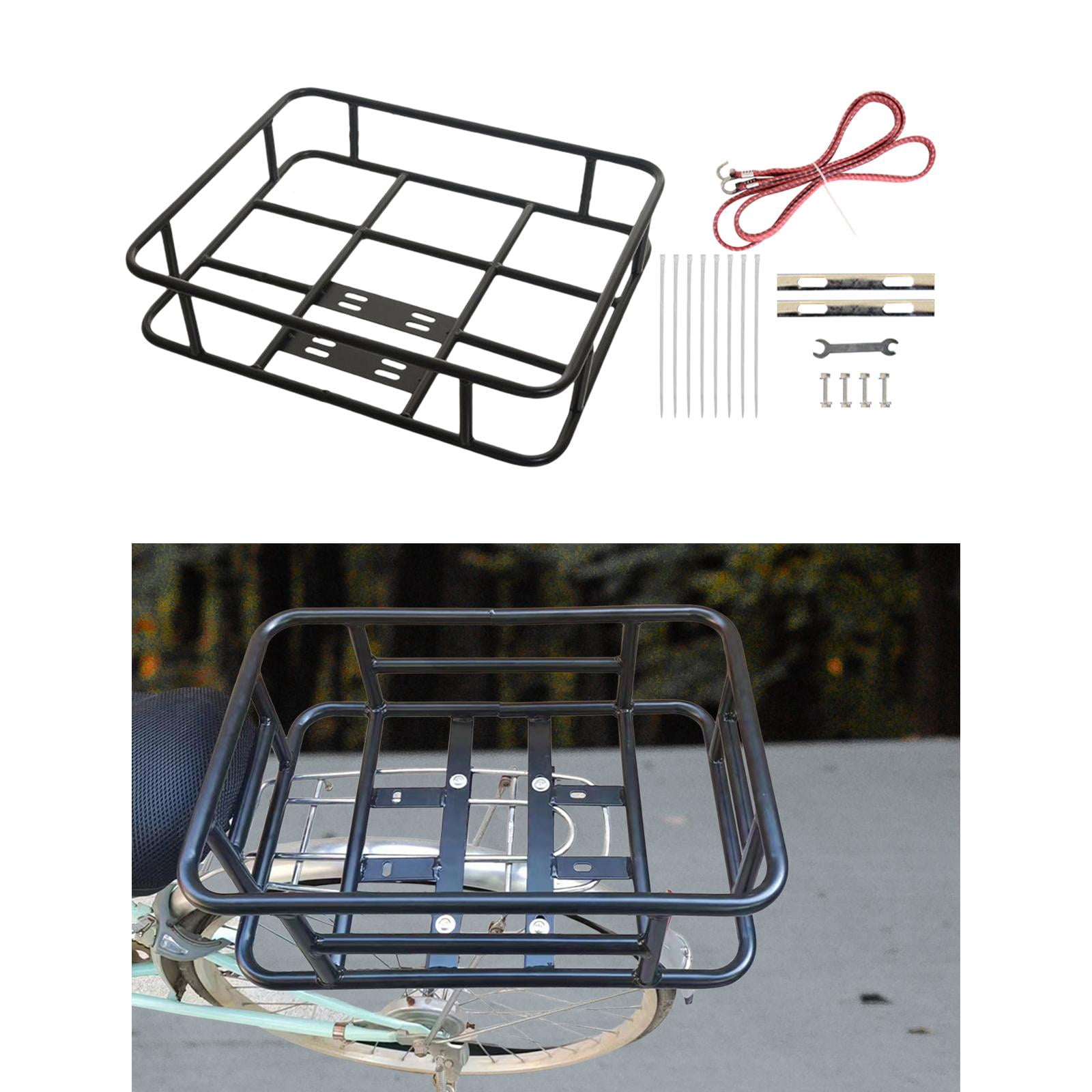 DimyFew Bike Basket Bike Basket Bike Accessories Front Handlebar Front Bike Basket Rear 53cmx43cm