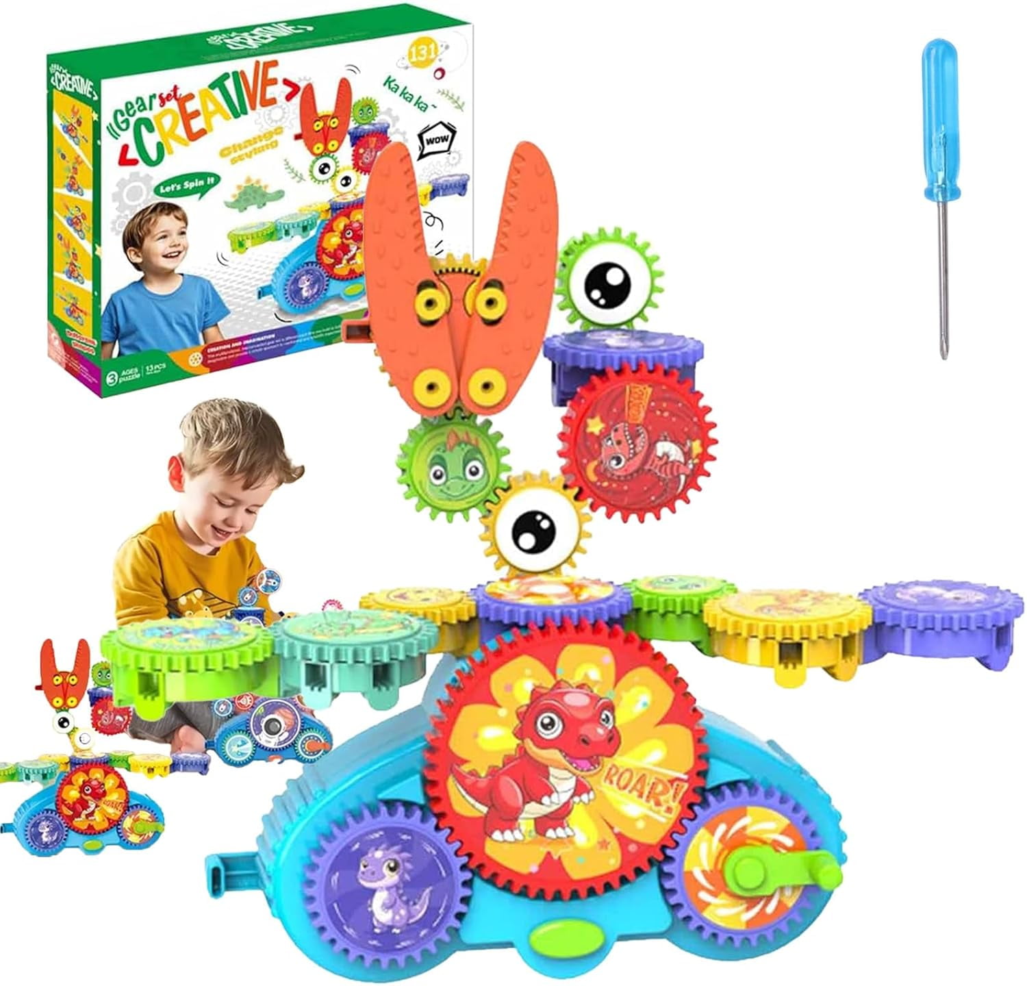 Learning Resources Superjuego de construcción Gears! Gears! Gears