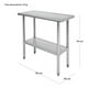 thumbnail image 5 of Mesa Isla Acero Inoxidable Mesa Trabajo Cocina 95x45x90, 5 of 5