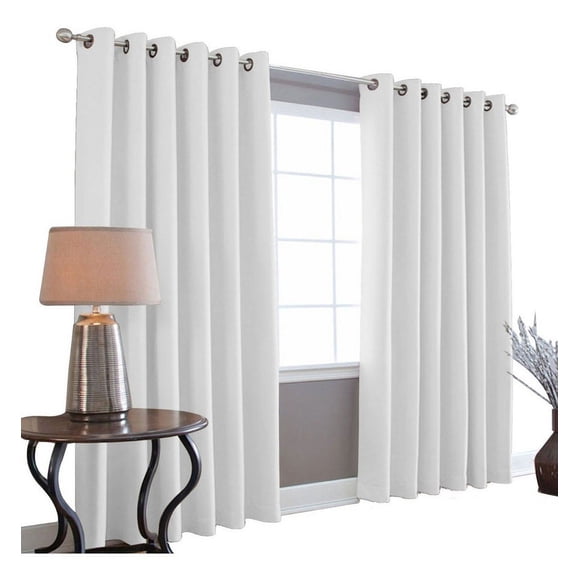 Cortinas Blackout 275cm Ancho X 215cm De Largo En 2 Paneles, 100% Microfibra Poliéster NEBLINA