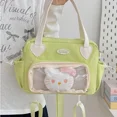 thumbnail image 5 of MBTI Lindo bolso de hombro para mujer Estilo japonés Moda Transparente Jk Ita Bolso de nailon Color de contraste Diseñador Mujer Nueva mochila, 5 of 5