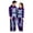 Z5-Purple, variant on Men's Purple Skeleton Costume Jumpsuit, Halloween bone-printed skeleton One-Piece, Breathable Air-Layer Polyester, Sizes