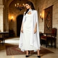 thumbnail image 7 of Chiffon Cape Poncho For Women, Teen Sheer Mesh Party Long Shawl Wrap, Halloween Capelet Bridal Evening Dress Cover Up, 7 of 7