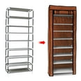 thumbnail image 3 of 10 Tiers Shoe Rack with Dustproof Cover, iMounTEK Shoe Storage Cabinet Organizer, 3 of 7
