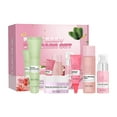 thumbnail image 2 of Fruit Fusion Skin Care Set Watermelon Toner Cleanser Pomegranate Eye Grape Moisturizer Hydrating - Natural Glow Routine For All Skin Types 100ml, 2 of 9