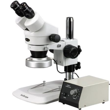 AmScope 3.5X-90X Stereo Zoom Microscope with 80-LED Aluminum Ring Light New price history on PriceWatchPro